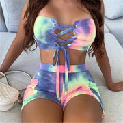 Sexy Hollow Out Two Piece Set